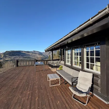 Chalet Grand Mountain Retreat - Panoramic Views Voss