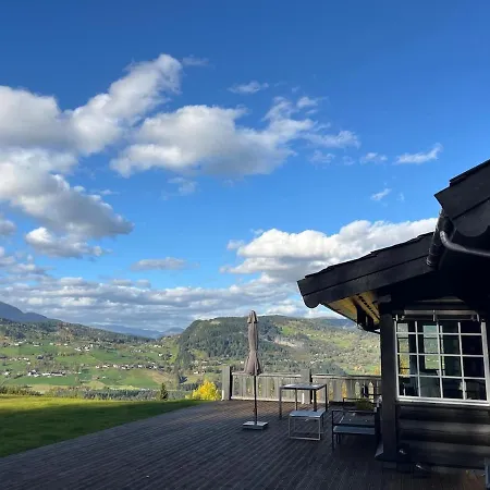 Chalet Grand Mountain Retreat - Panoramic Views Voss